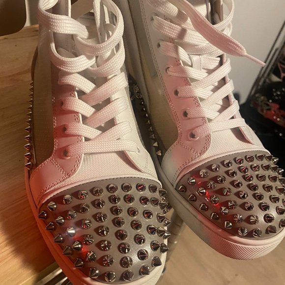 Sosoxy Spikes Donna mesh and leather high-top sneakers and cotton socks set - Picture 6 of 6